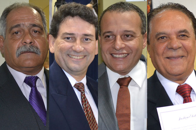Vereadores Paulo Miranda, Joffre Neto, Jeferson Campos e Luizinho da Farmácia