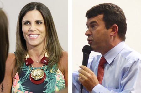 Juíza Eleitoral Sueli Zeraik de Oliveira Armani e o Promotor Público Antônio Carlos Ozório Nunes