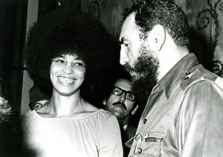 Fidel e Angela Davis