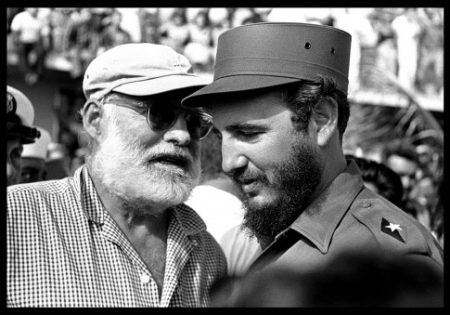 Fidel e Hemingway
