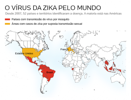 Zika no mundo